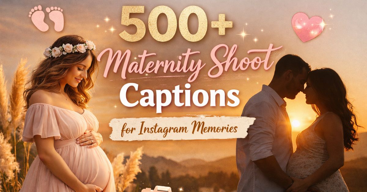 maternity shoot captions for instagram