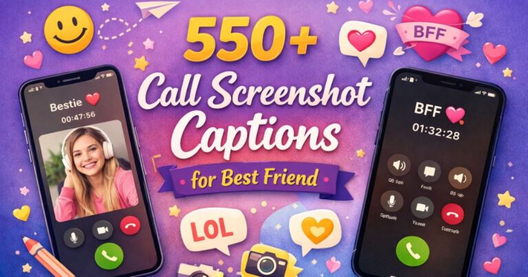 Call Screenshot Captions