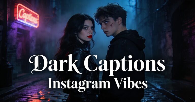 Dark Captions for Instagram