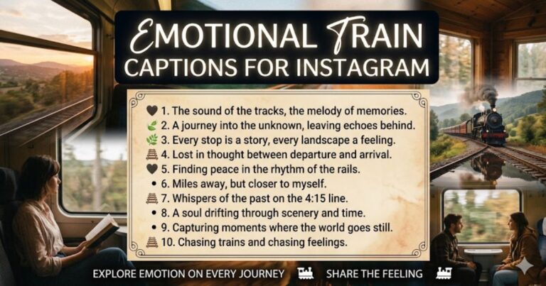 Emotional Train Captions for Instagram