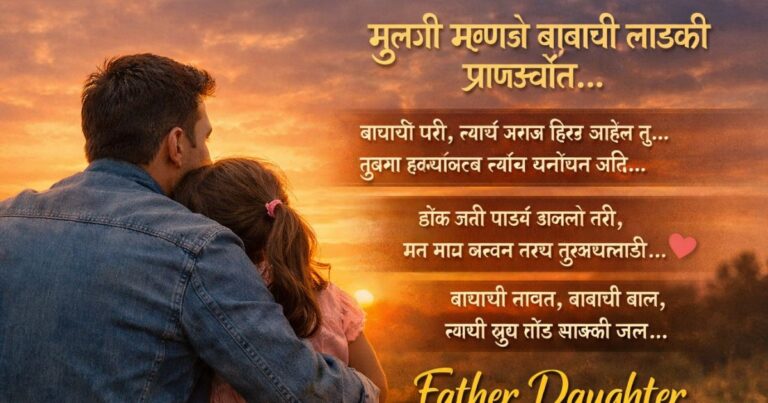 Father Daughter Quotes in Marathi