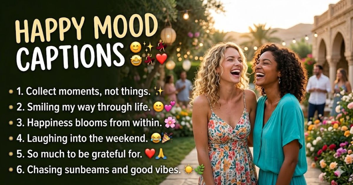 Happy Mood Captions