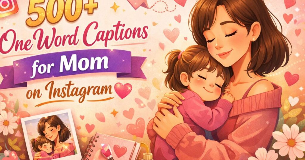 One-Word Mother’s Day Captions