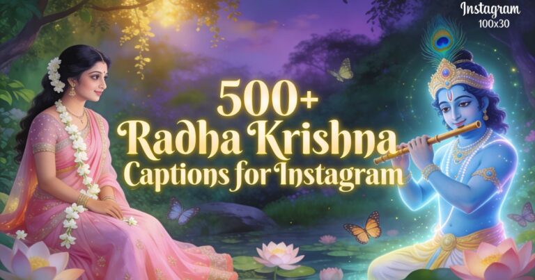 Radha Krishna Caption for Instagram
