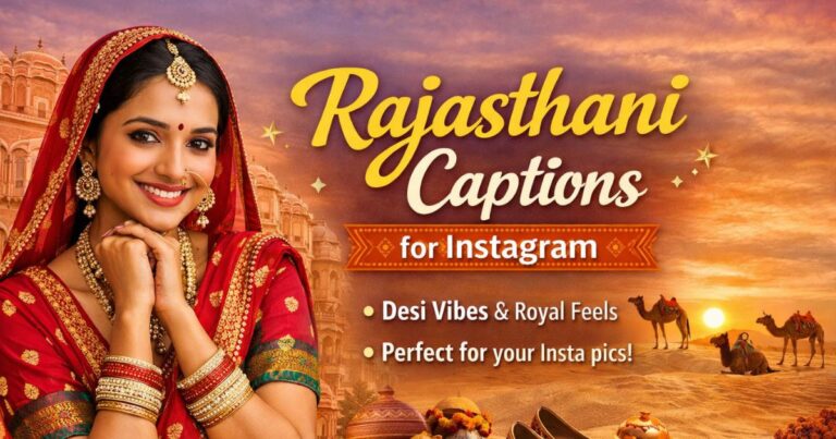 Rajasthani Captions for Instagram