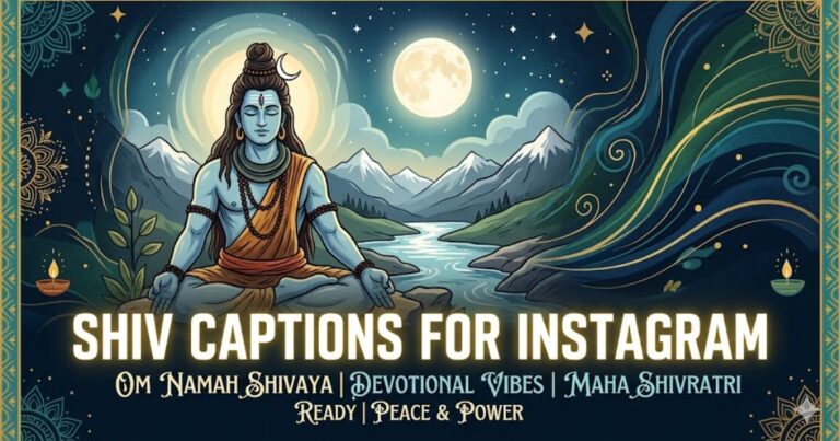 Shiv Captions for Instagram