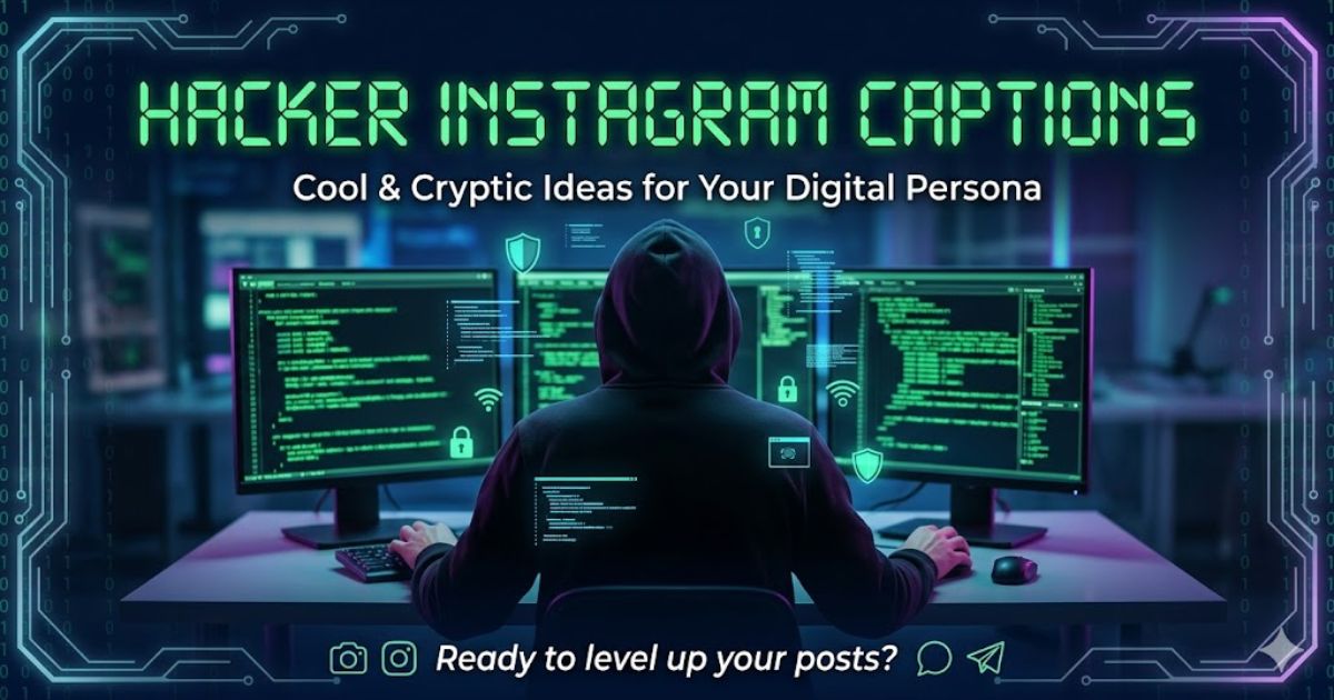 Hacker Instagram Captions