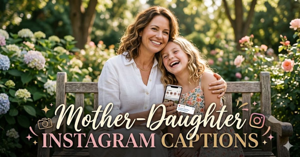 Mother-Daughter Instagram Captions