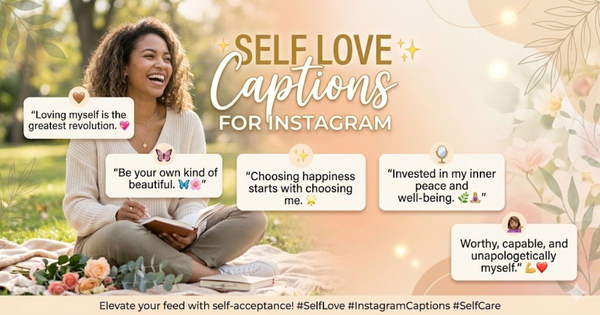 Self Love Captions for Instagram