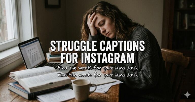 Struggle Captions For Instagram